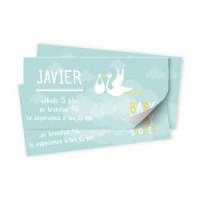 Invitaciones personalizadas 21x10 cm