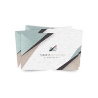 Tarjetas de visita papel verjurado