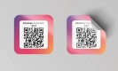 Pegatinas con código QR