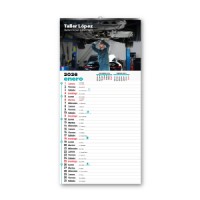 Calendario faldilla lechera