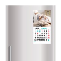Calendario con faldilla imantado