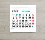 Calendario con faldilla imantado