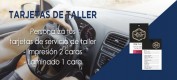 Tarjetas de talleres de coche