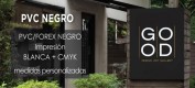 Impresión PVC  (Forex) negro
