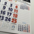 Espacio para notas faldilla Calendario Imantado con Faldilla Horizontal