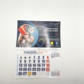Calendario con faldilla imantado horizontal 