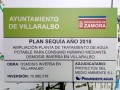 Cartel Aluminio - Ayuntamiento de Villaralbo