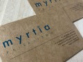 Tarjetas Kraft - Myrtia