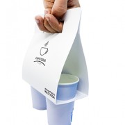 Portavasos Cartulina Blanca