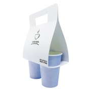 Portavasos Cartulina Blanca